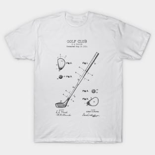 GOLF CLUB patent T-Shirt